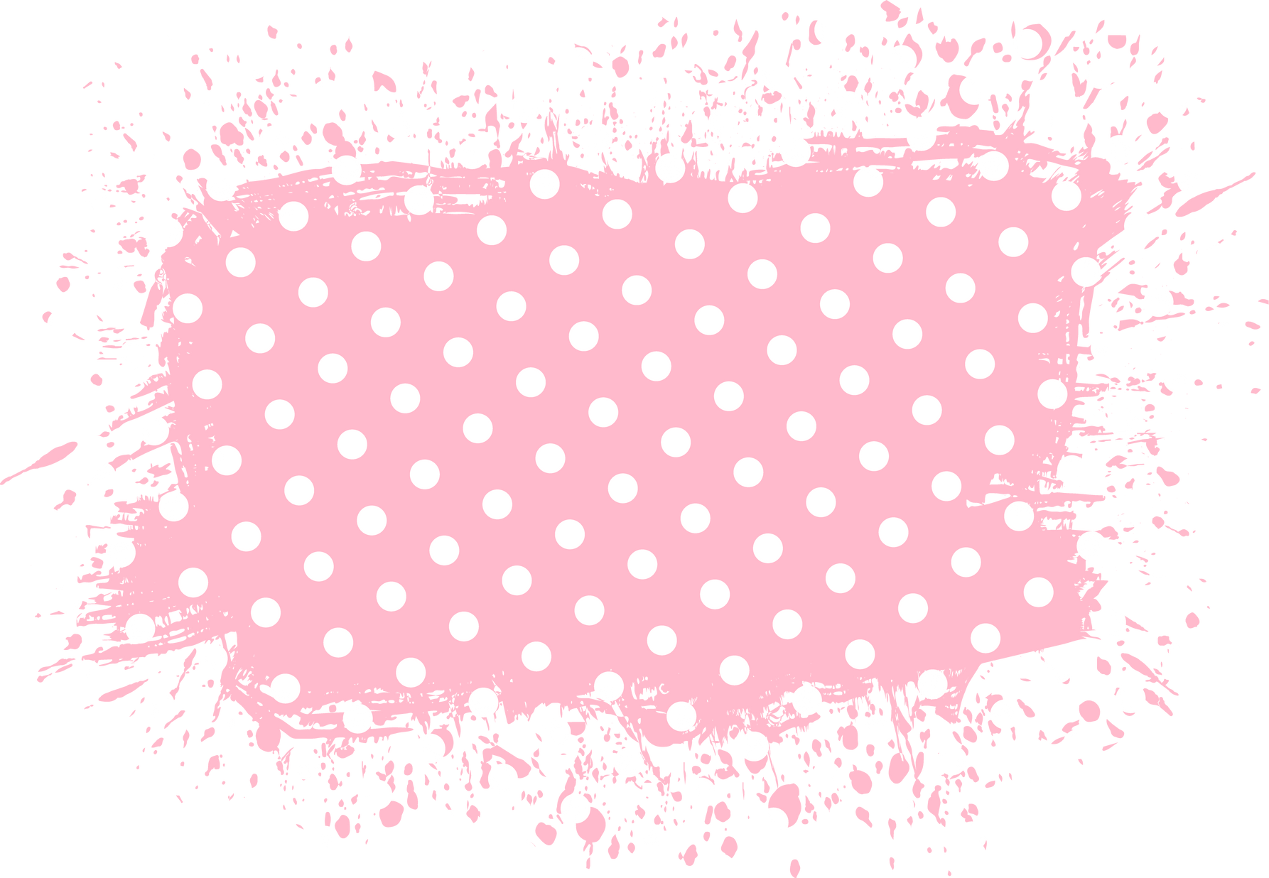 Polka Dot Distressed Background.