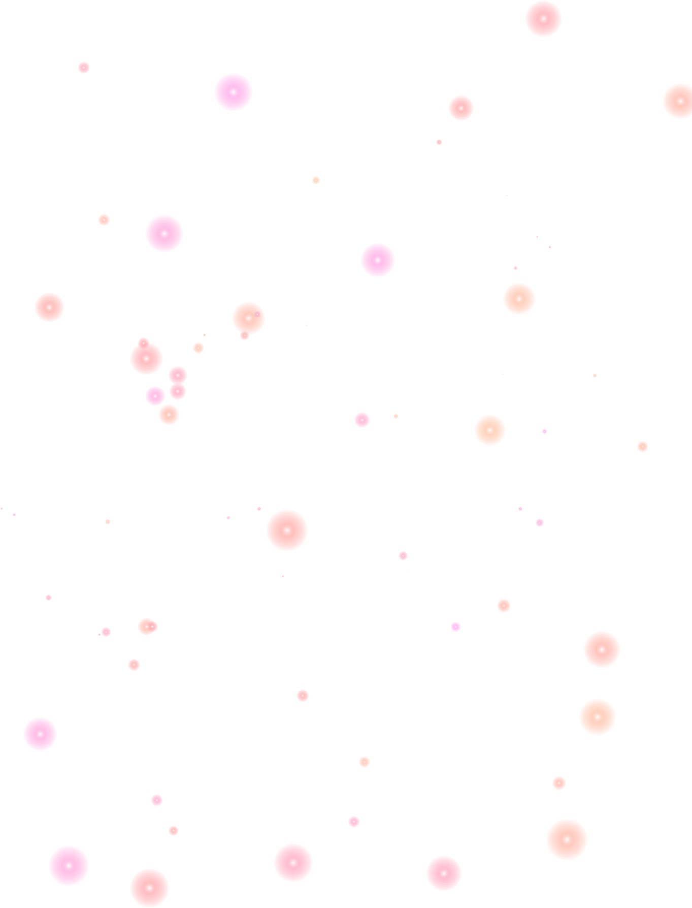Pink and Orange Glitter Dots Pattern