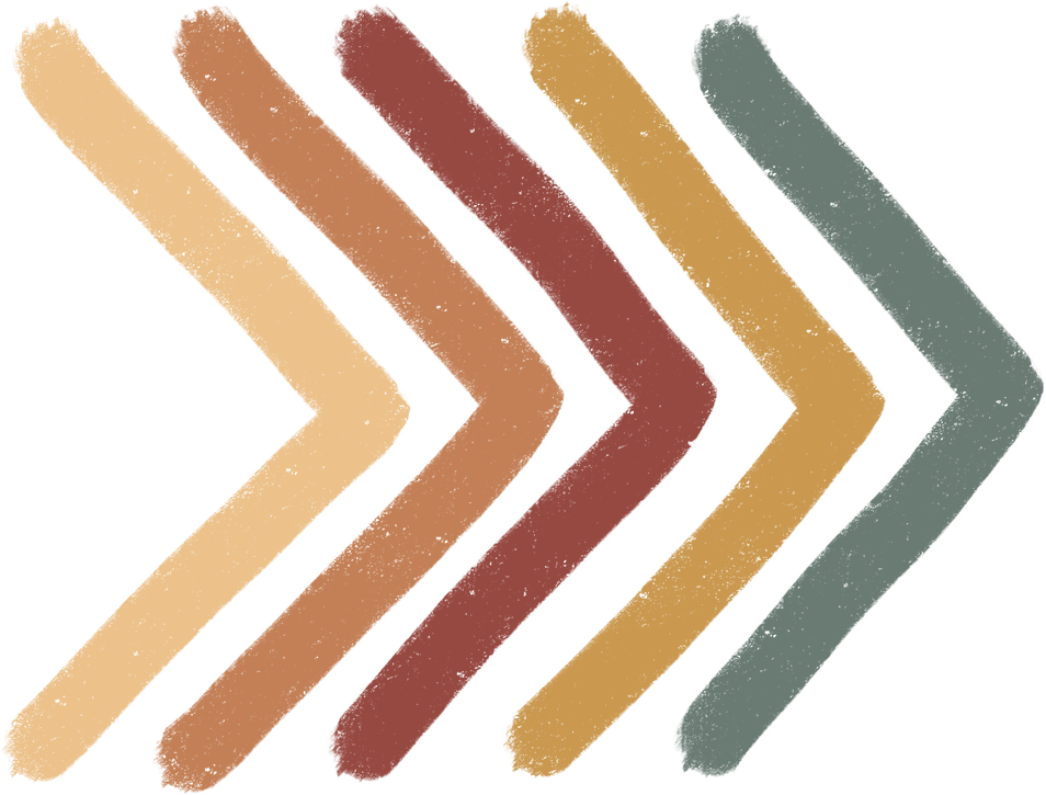 Decorative Colorful Arrow Heads 