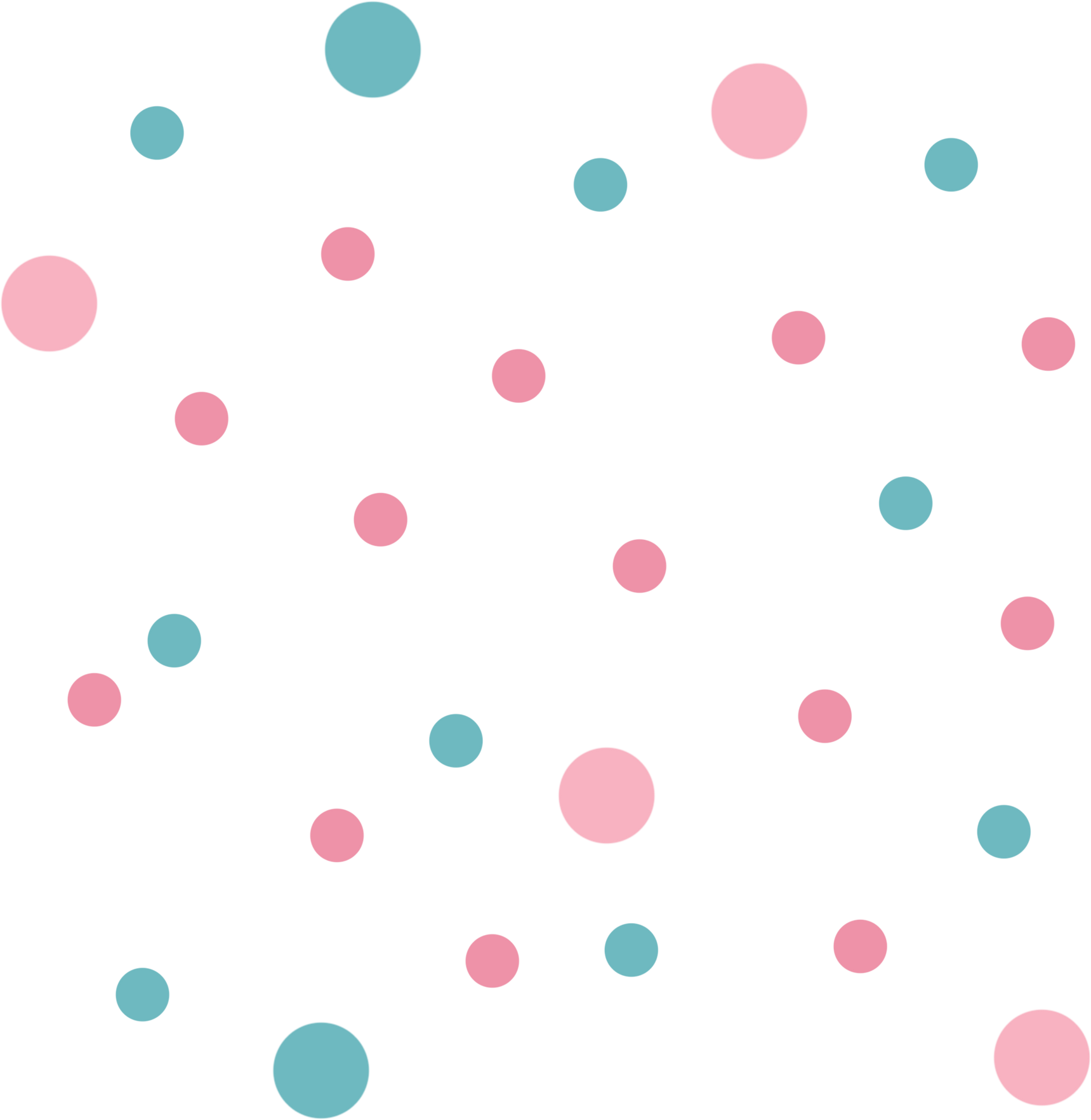 Blue and Pink Dots